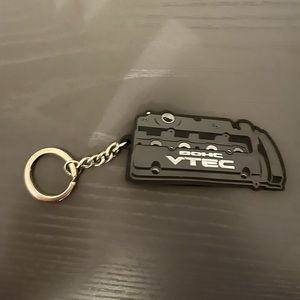 Grey Bseries key chain